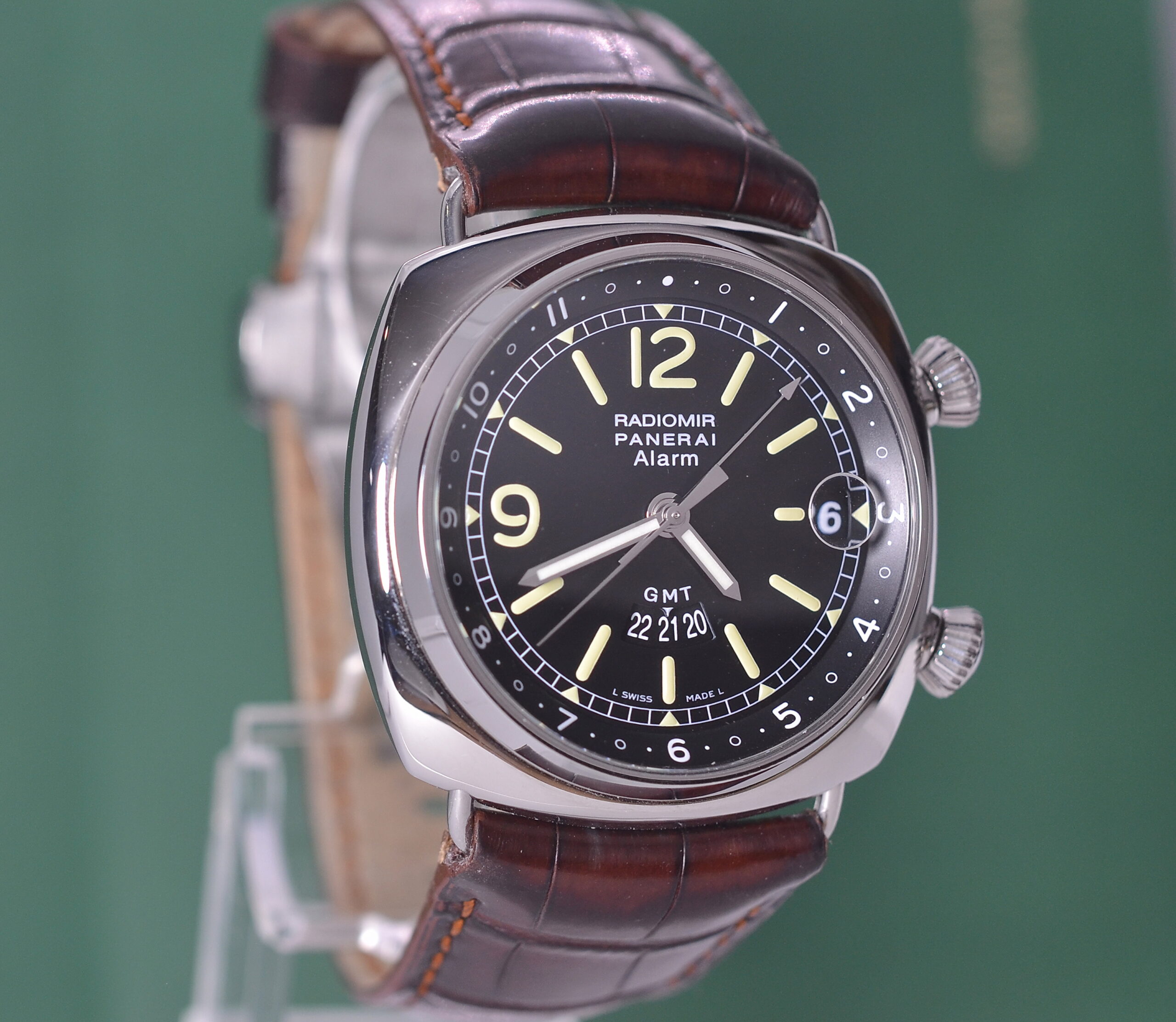 Radiomir Gmt Alarm 42mm 2023 Panerai Service PAM98 Automatic Date