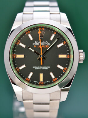 Milgauss 116400GV GREEN 40mm Oct 2020 NEW Rolex Card Full Set